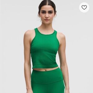 Ebb to Street Cropped Racerback Tank Top  B/C support